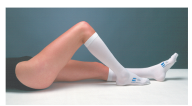 Anti-embolism Stocking T.E.D.™ Knee High Small / Regular White Inspection Toe