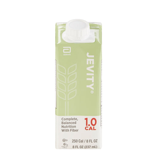 Tube Feeding Formula Jevity® 1.0 Cal with Fiber Unflavored Liquid 8 oz. Reclosable Carton