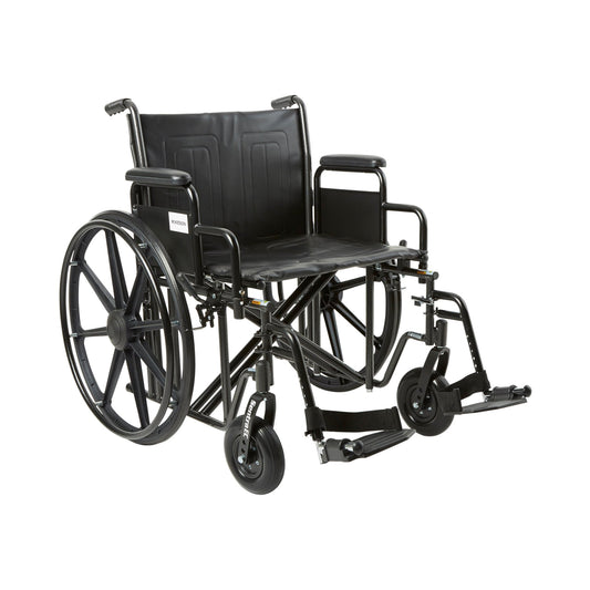 Bariatric Wheelchair McKesson Dual  Swing-Away Footrest