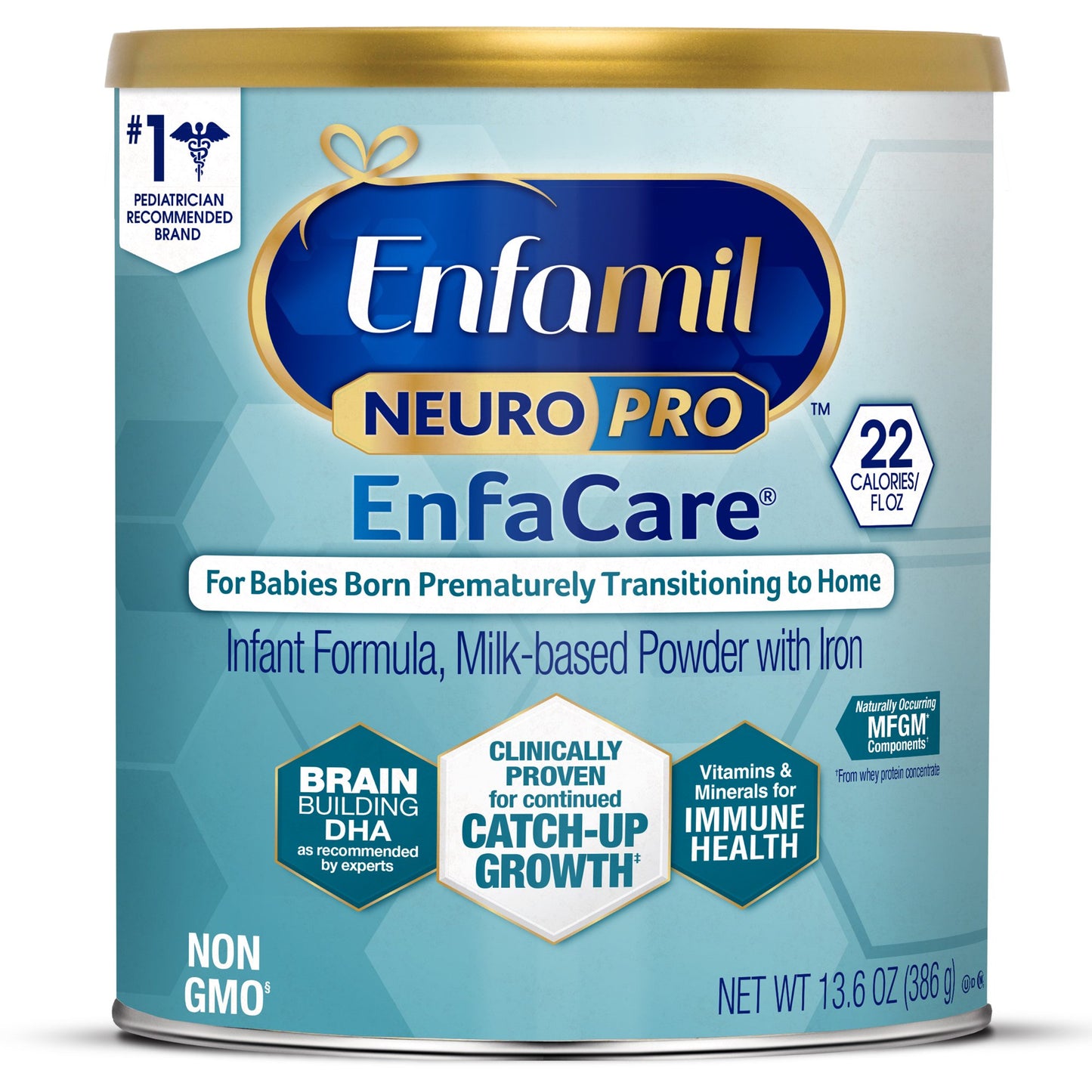 Infant Formula Enfamil® NeuroPro™ EnfaCare® Unflavored 13.6 oz. Can Powder Milk-Based Premature