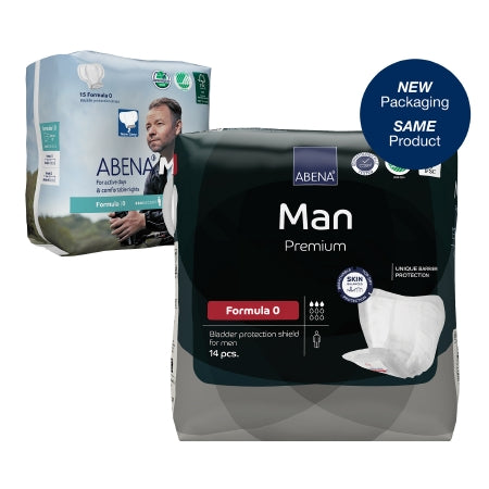 Bladder Control Pad Abena™-Man 9 Inch Length Light Absorbency Fluff / Polymer Core Formula 0