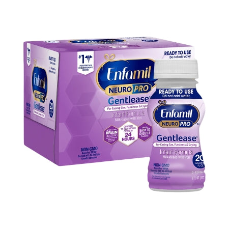 Infant Formula Enfamil NeuroPro™ Gentlease® Unflavored 6 oz. Bottle Liquid Milk-Based Crying / Spitup