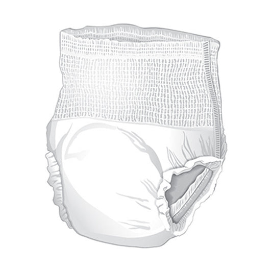 Unisex Adult Absorbent Underwear McKesson Pull On with Tear Away Seams Large Disposable Moderate Absorbency