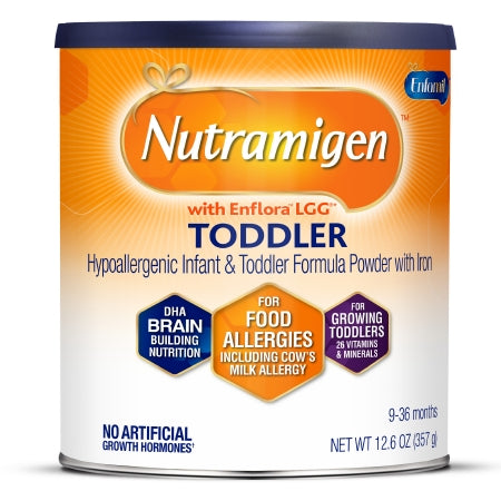 Toddler Formula Nutramigen™ with Enflora LGG® Unflavored 12.6 oz. Can Powder Iron Cow's Milk Allergy