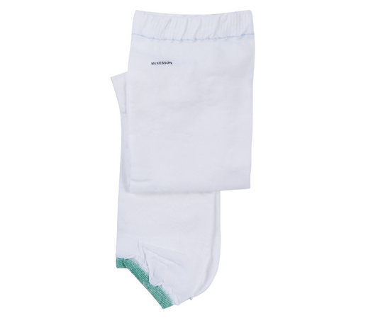 Anti-embolism Stocking McKesson Knee High Small / Regular White Inspection Toe