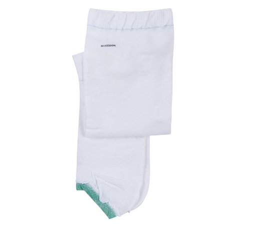 Anti-embolism Stocking McKesson Thigh High X-Large / Regular White Inspection Toe