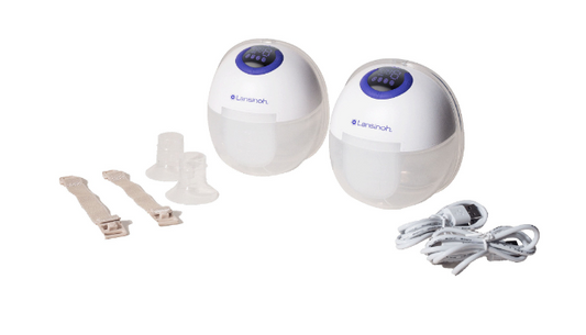 Wearable Double Electric Breast Pump Lansinoh® DiscreetDuo™