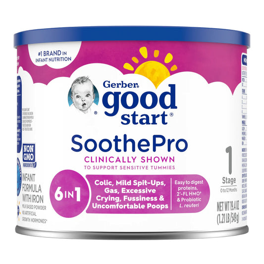 Infant Formula Gerber® Good Start® SoothePro Unflavored 19.4 oz. Can Powder Iron