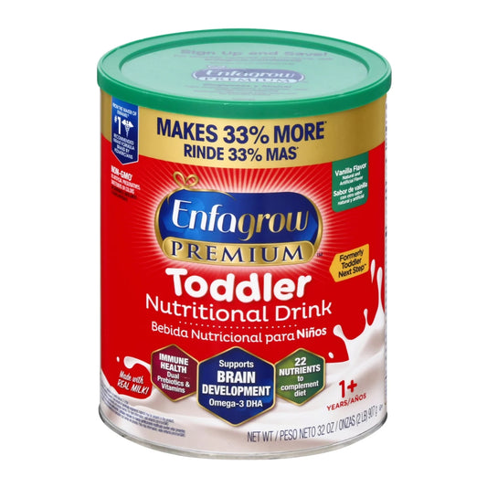 Toddler Formula Enfagrow® PREMIUM™ Vanilla Flavor 32 oz. Can Powder