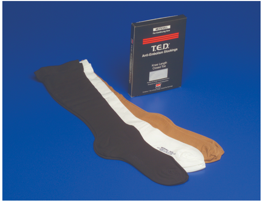 Anti-embolism Stocking T.E.D.™ Knee High X-Large / Regular Beige Closed Toe