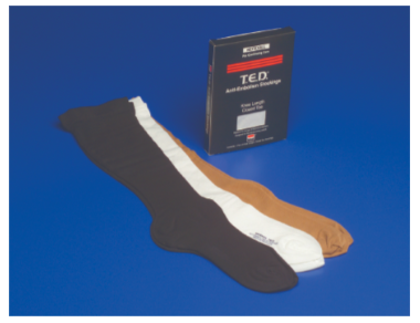 Anti-embolism Stocking T.E.D.™ Knee High Large / Long Beige Closed Toe