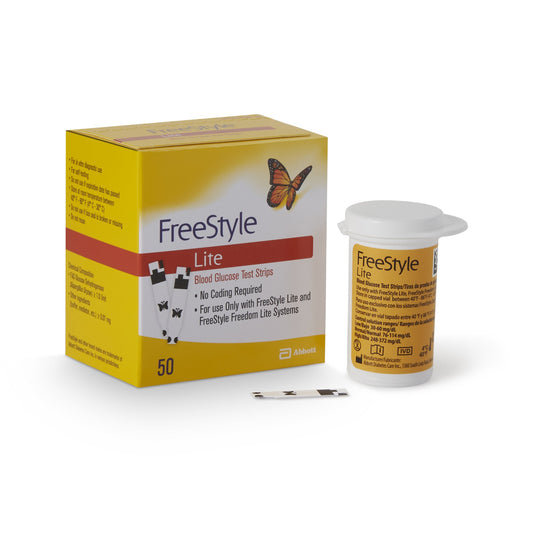 Blood Glucose Test Strips FreeStyle Lite® 50 Strips per Pack