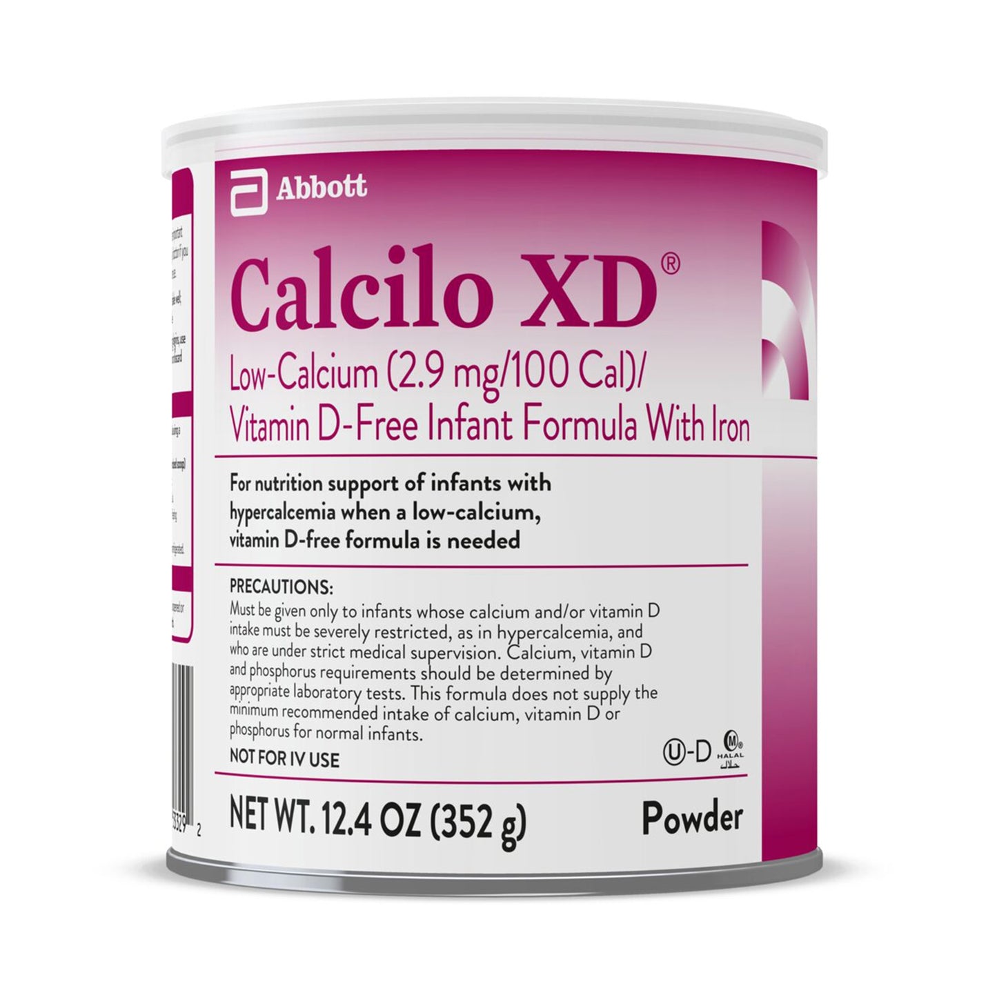 Infant Formula Calcilo XD® Unflavored 12.4 oz. Can Powder Low Calcium Hypercalcemia