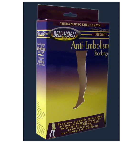 Anti-embolism Stocking Bell-Horn® Knee High Large Beige Closed Toe