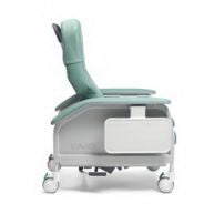 Recliner Chair Lumex® Deluxe Clinical Care® Cobblestone Vinyl Four Tente® Swivel Casters, 3 Total Locking Casters