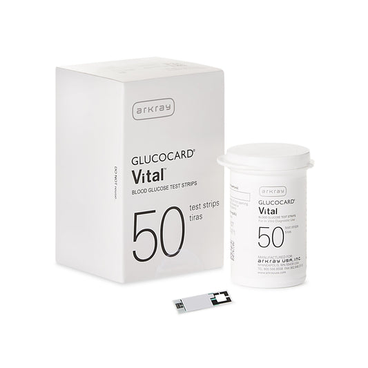 Blood Glucose Test Strips Glucocard® Vital™ 50 Strips per Pack