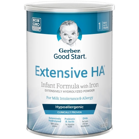 Infant Formula Gerber® Good Start® Extensive HA Unflavored 14.1 oz. Can Powder Whey Protein Cow's Milk Allergy